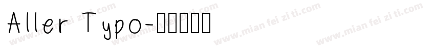 Aller Typo字体转换